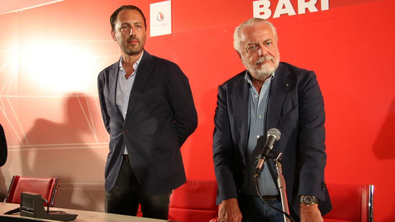 Luigi ed Aurelio De Laurentiis in conferenza