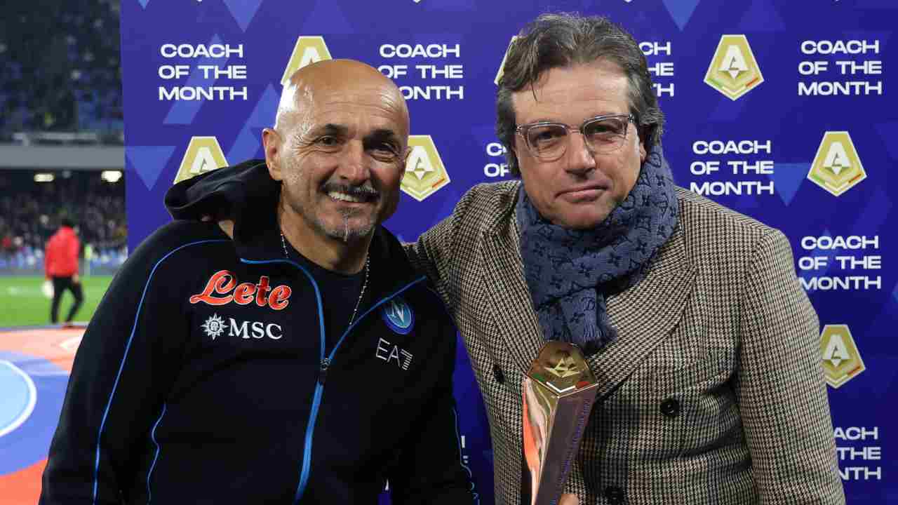 Giuntoli e Spalletti ricevono il premio