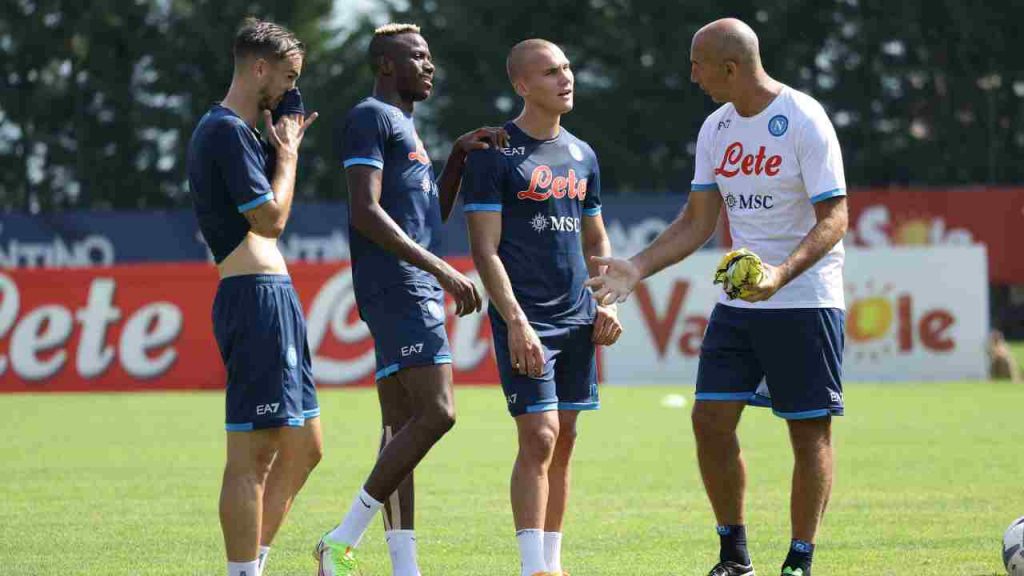 Divise allenamento del Napoli