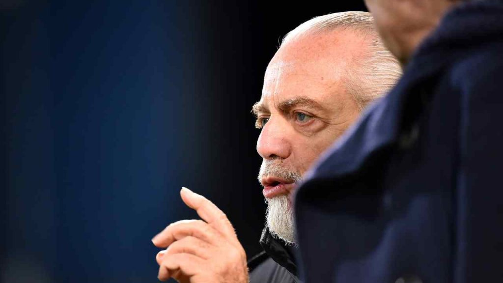 Aurelio De Laurentiis, presidente del Napoli