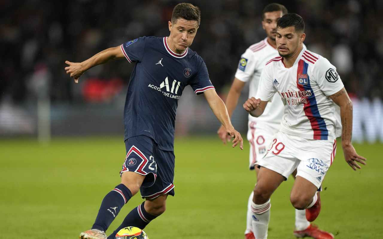 Herrera con la maglia del PSG