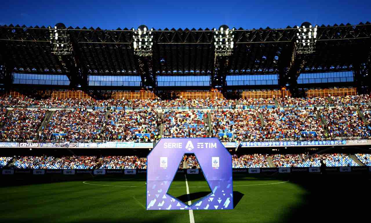 Tifosi sugli spalti per Napoli-Monza