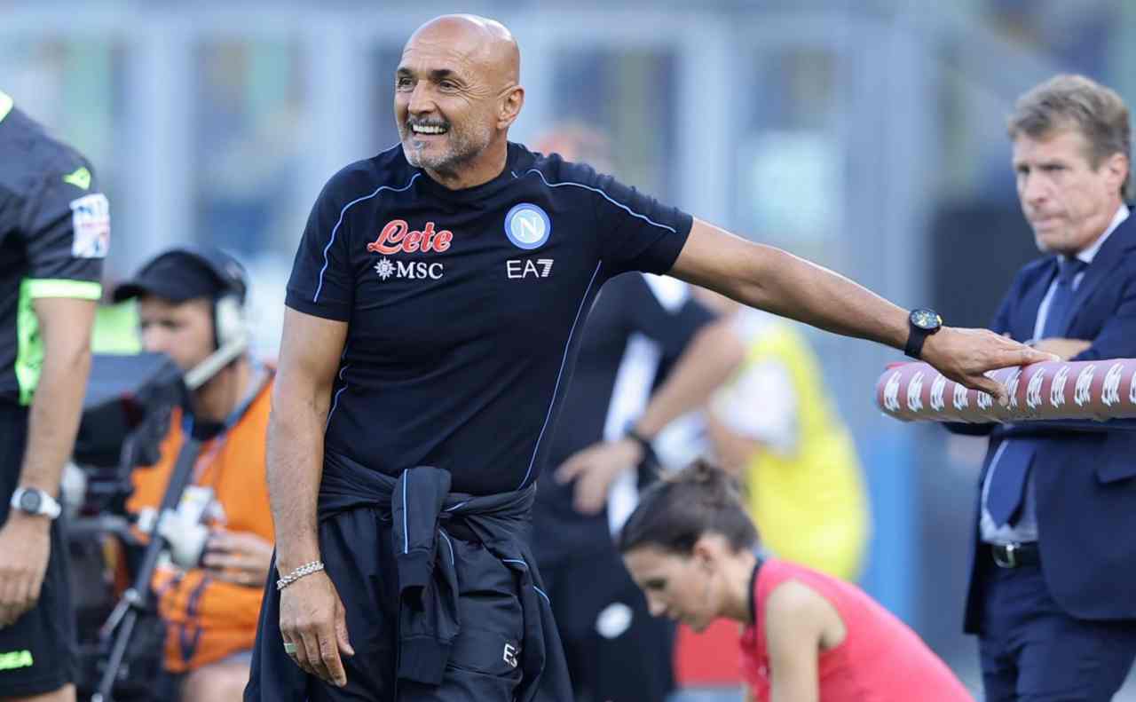 Napoli, Spalletti sorride