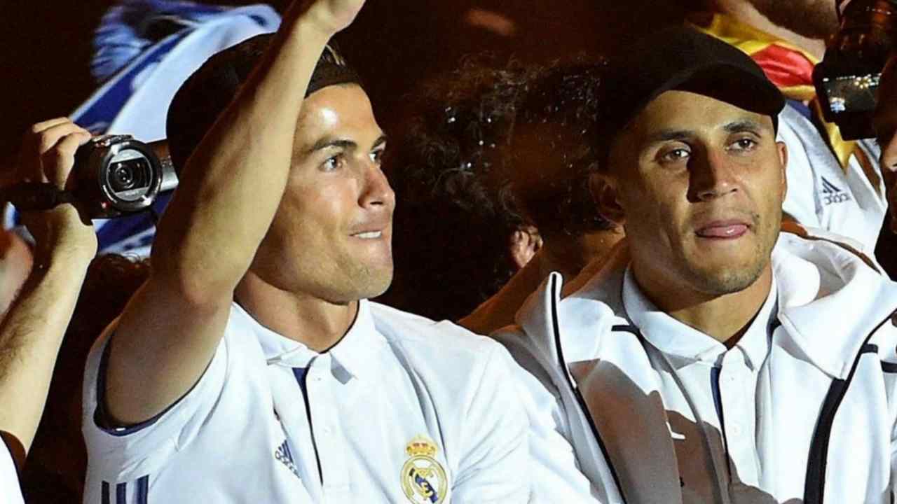 Ronaldo con Navas 