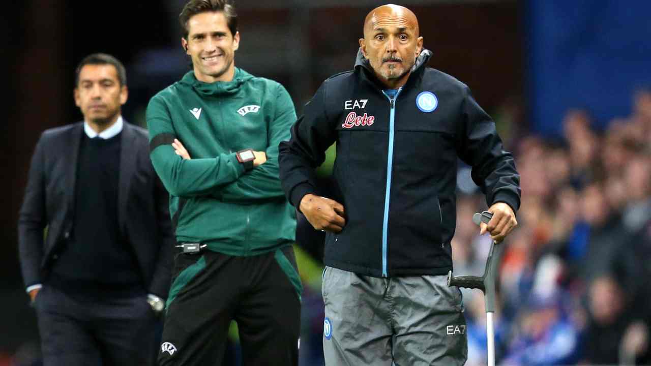 Spalletti sorpreso per le dichiarazioni di Sabatini sul Napoli (Ansa Foto)