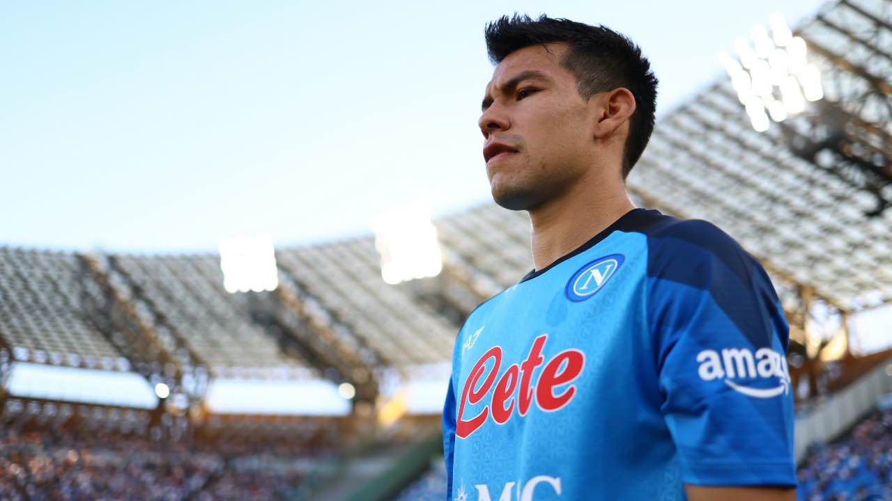 Hirving Lozano in campo