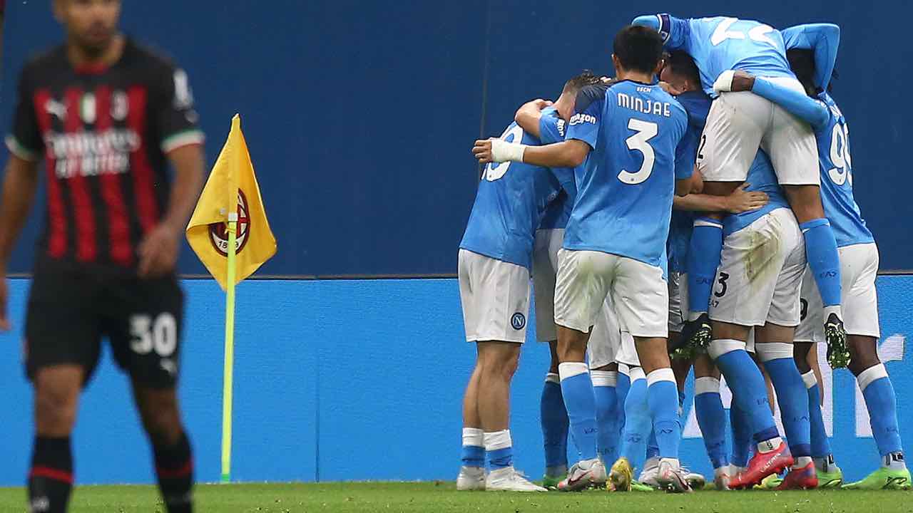 Milan-Napoli in campo