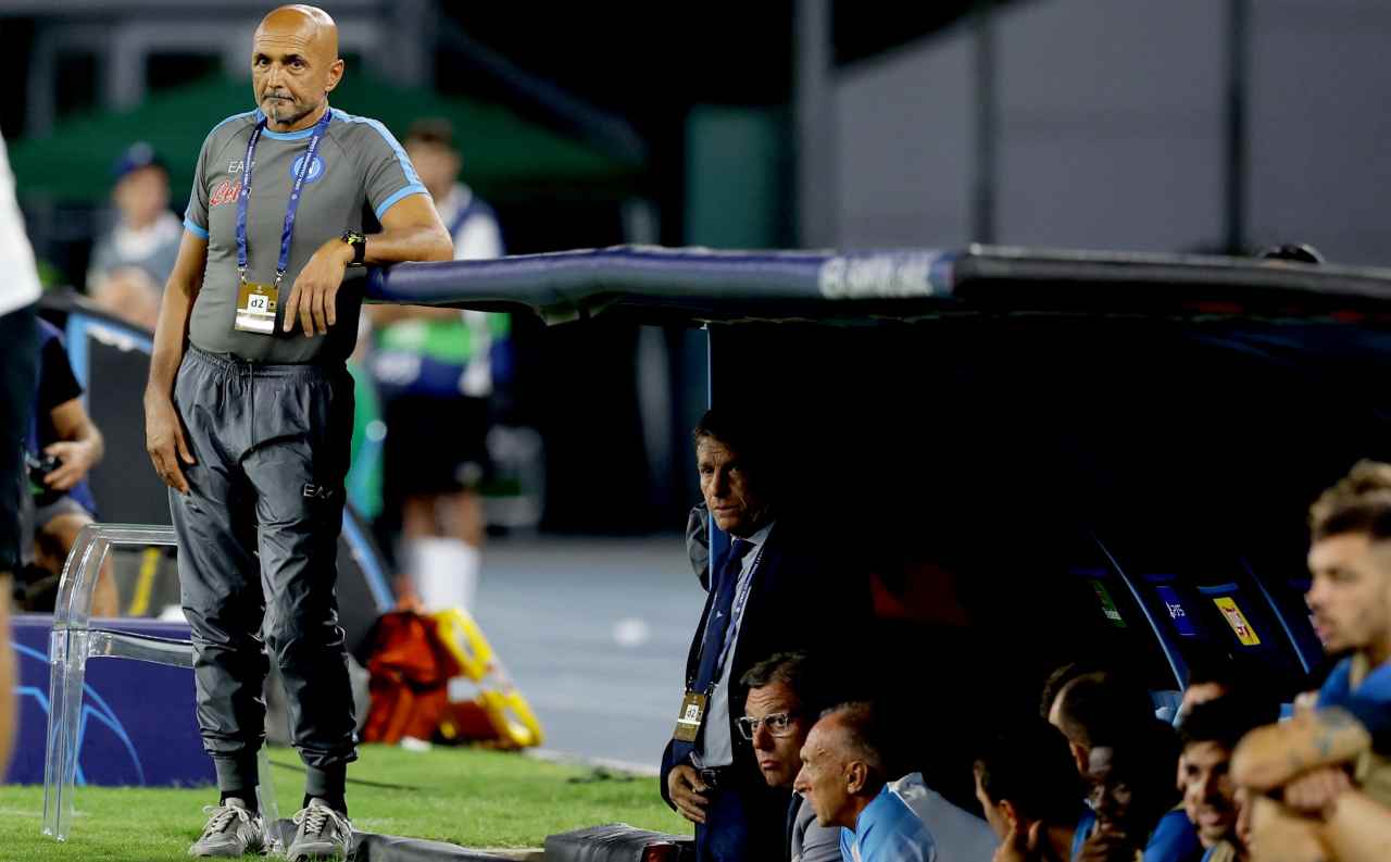 spalletti in panchina 