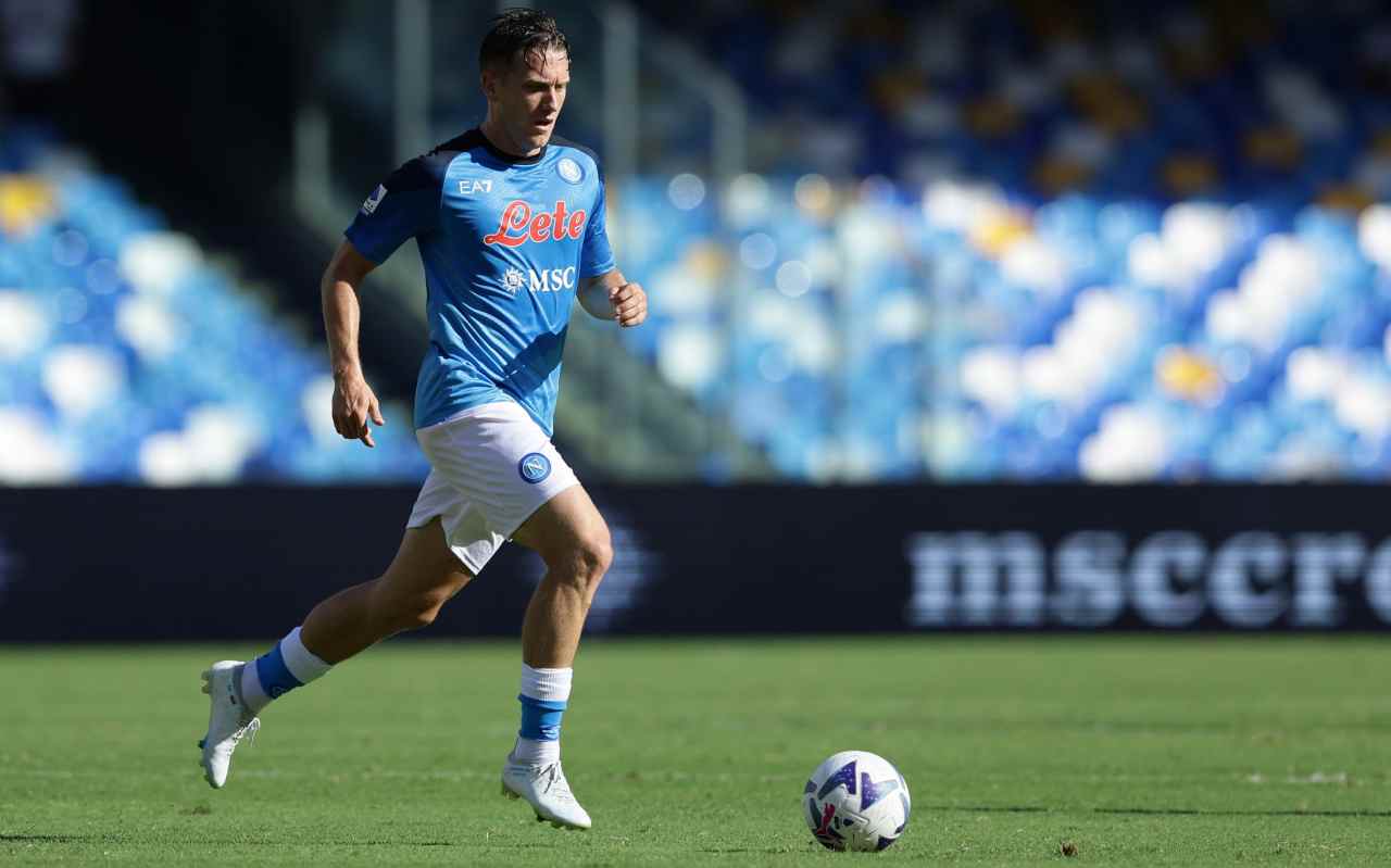 Napoli, Zielinski in azione