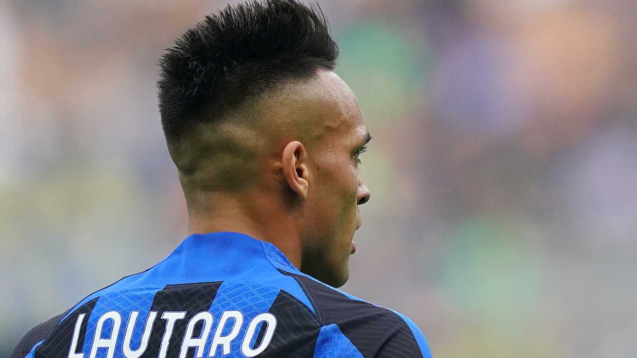 Lautaro Martinez in campo Inter