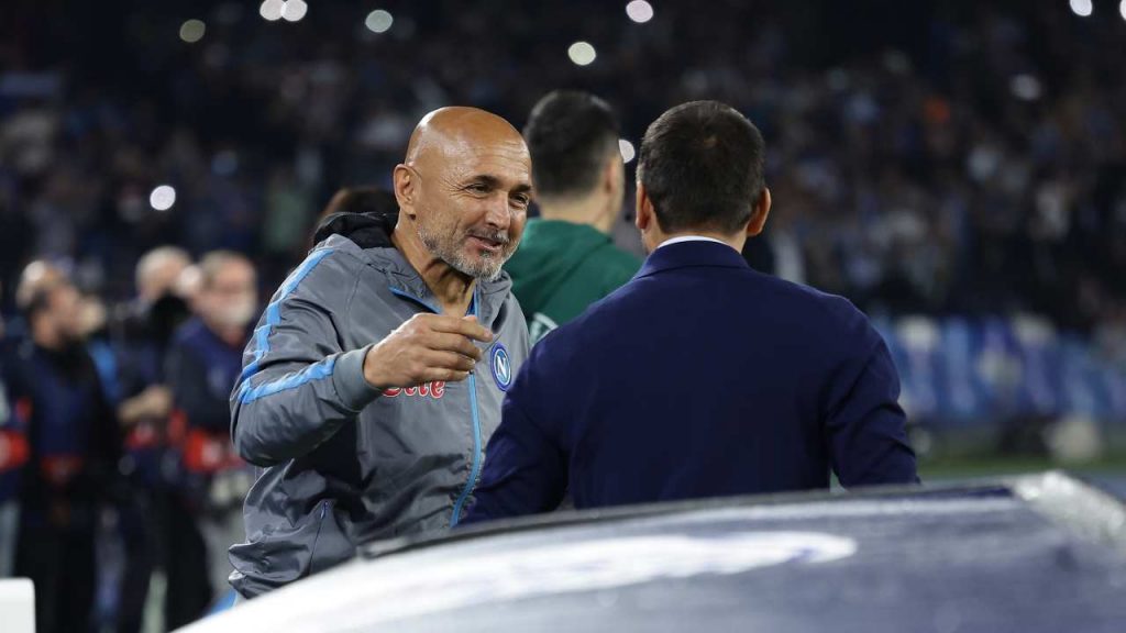 il tecnico del Napoli Spalletti