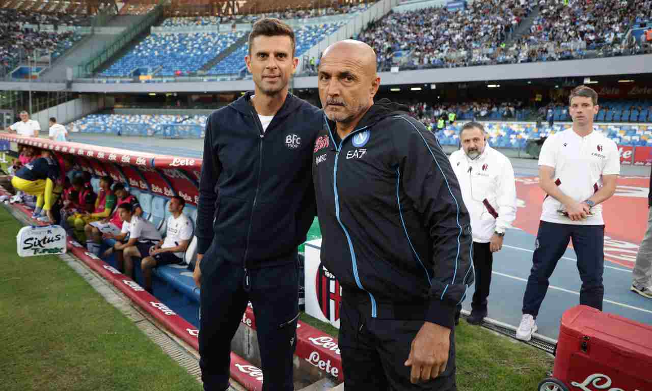 Thiago Motta con Spalletti 