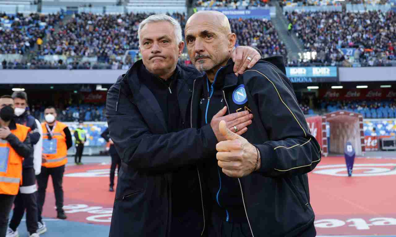 Mourinho e Spalletti si salutano