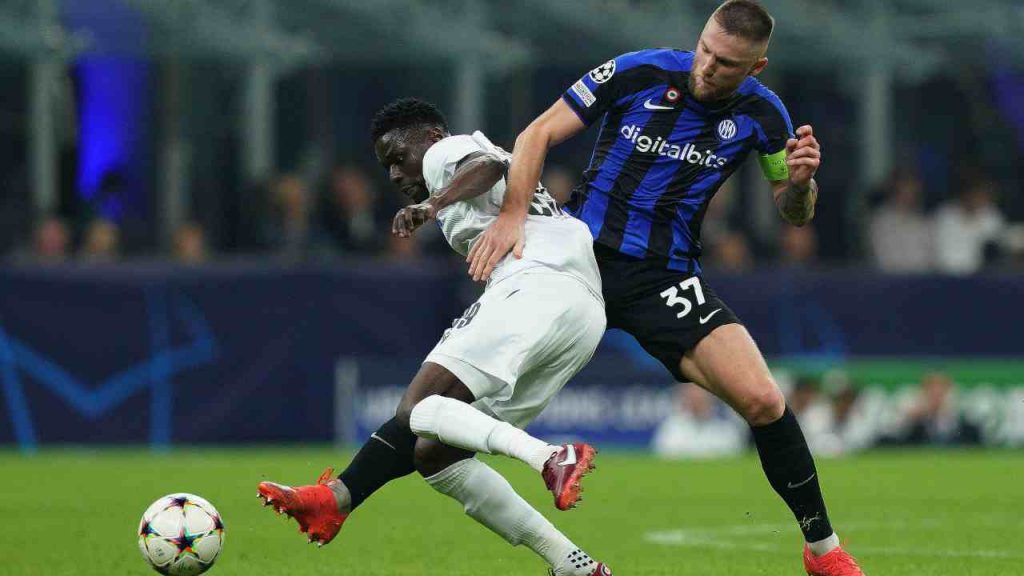 Milan Skriniar difensore dell'Inter