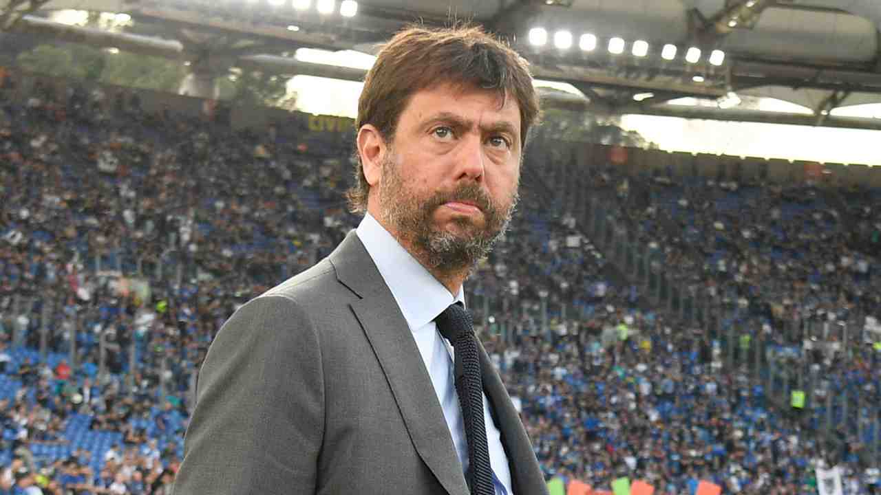 Agnelli in campo Juventus 