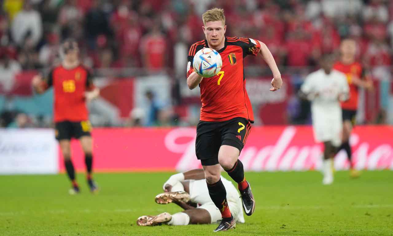 De Bruyne in campo col Belgio