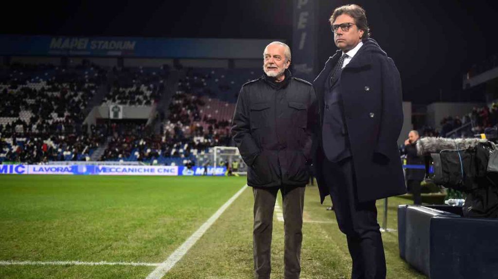 De Laurentiis e Giuntoli riflettono