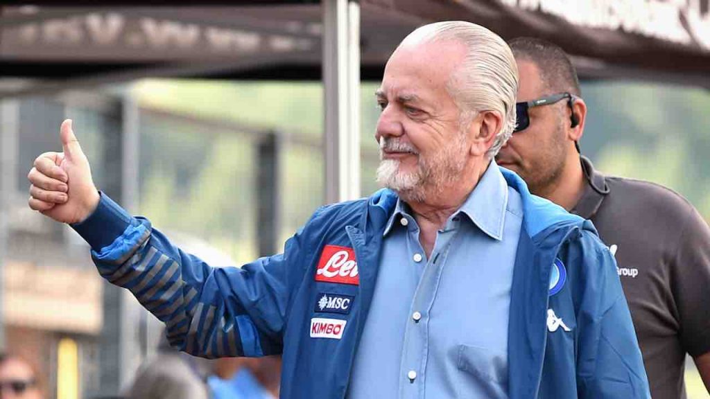 Napoli, De Laurentiis felice