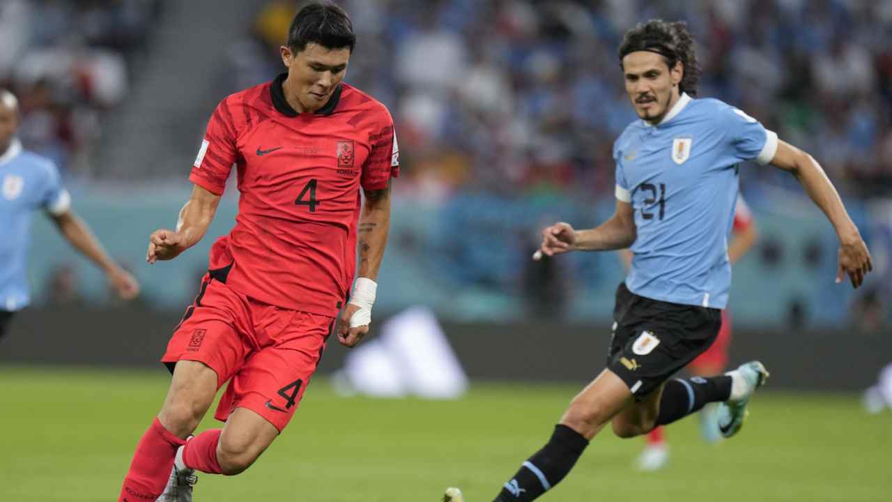 Kim e Cavani in campo