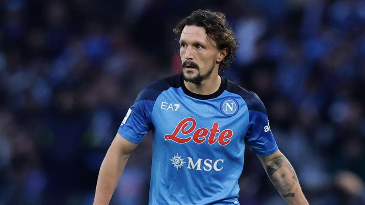 Mario Rui con il Napoli