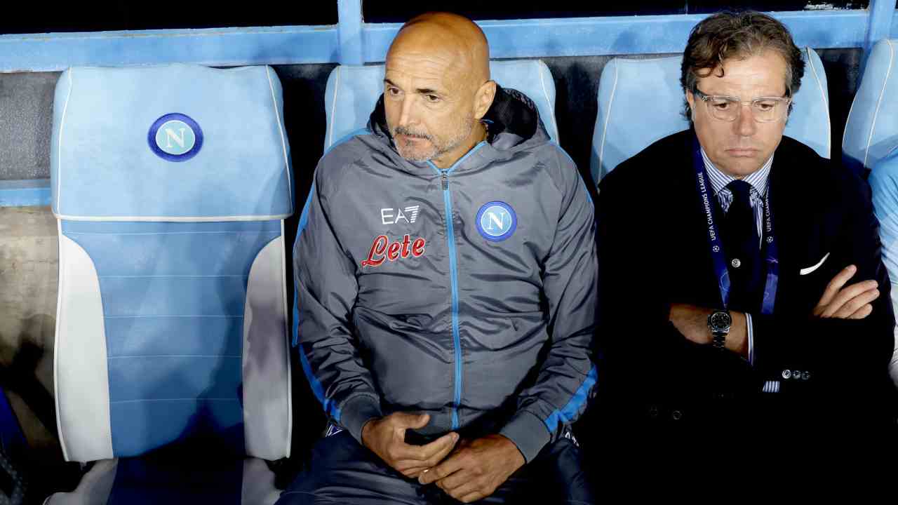 Spalletti e Giuntoli in panchina