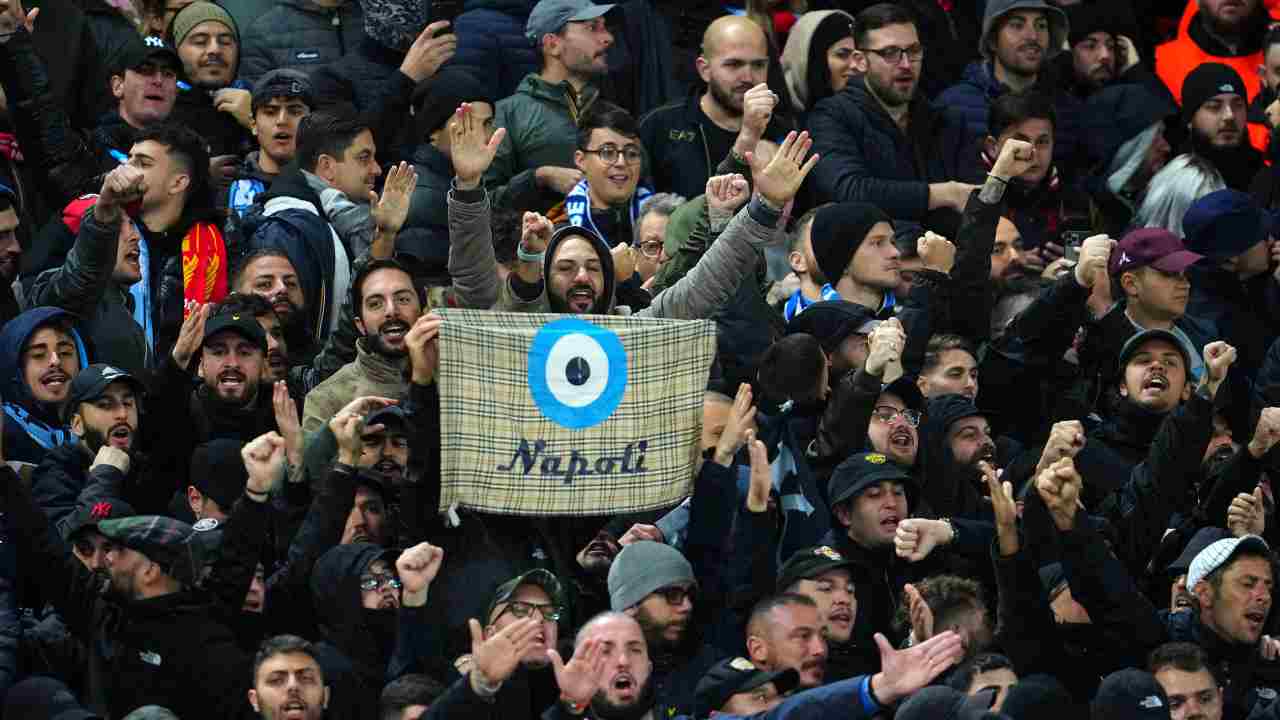 Tifosi del Napoli sugli spalti