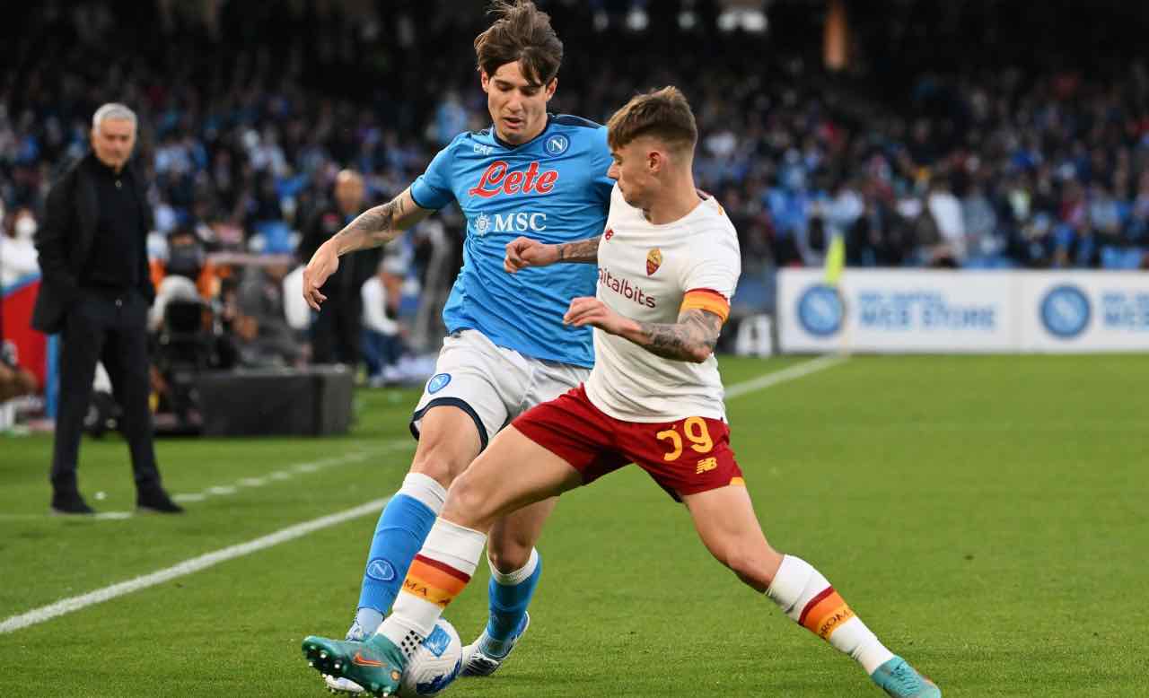 Zanoli in campo contro la Roma