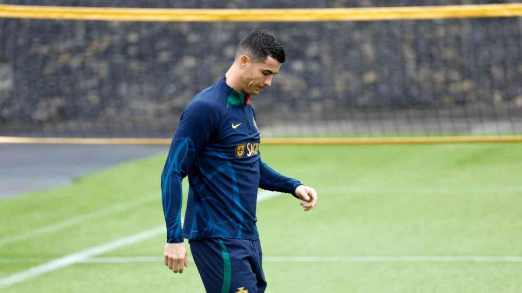 Cristiano Ronaldo allenamento