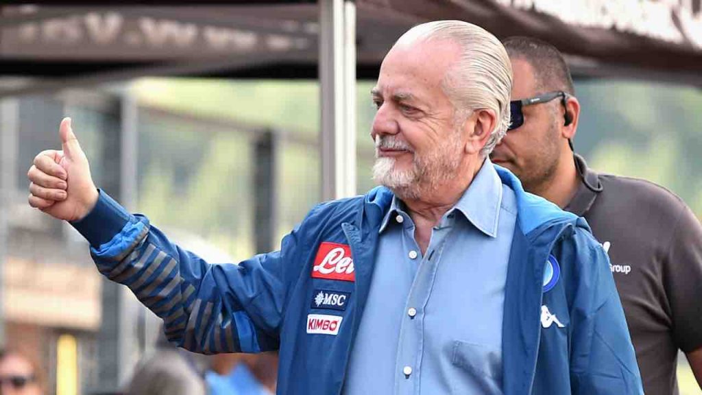 Napoli, De Laurentiis soddisfatto