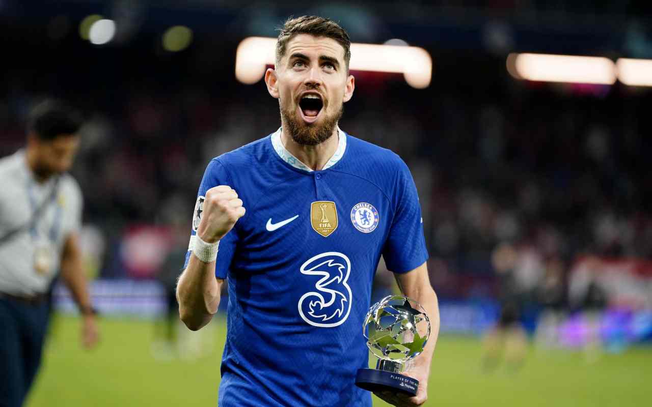 Jorginho esulta Chelsea