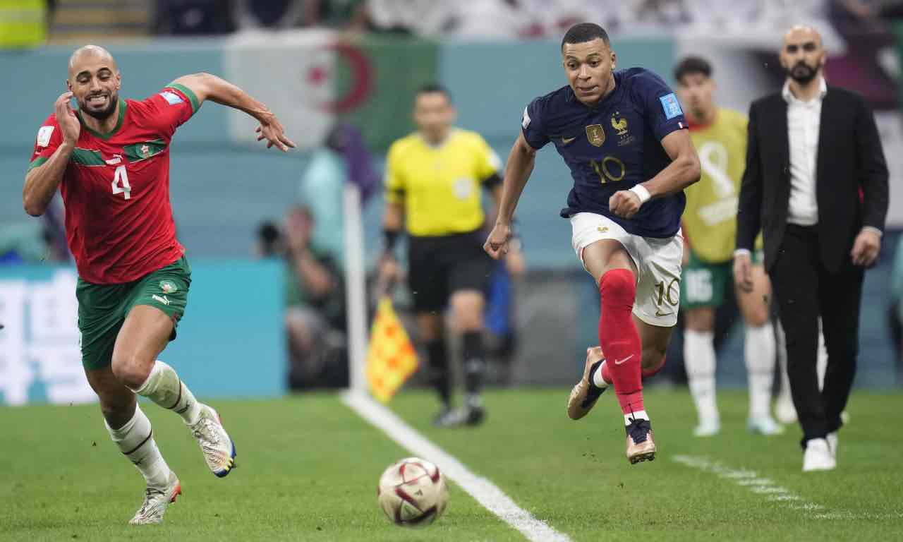 Rabiot in campo col Marocco