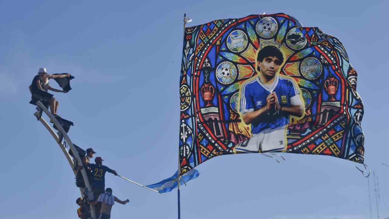 Bandiera di Maradona