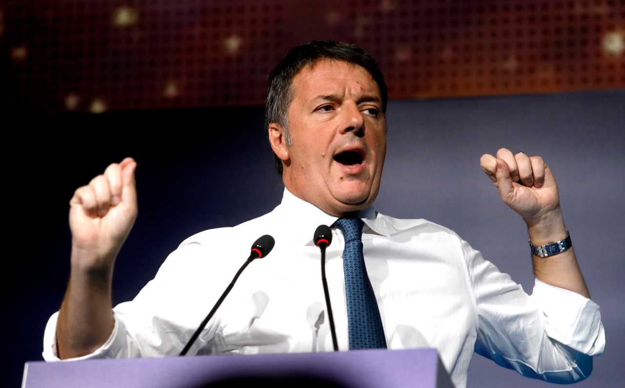 Mattero Renzi durante un evento 