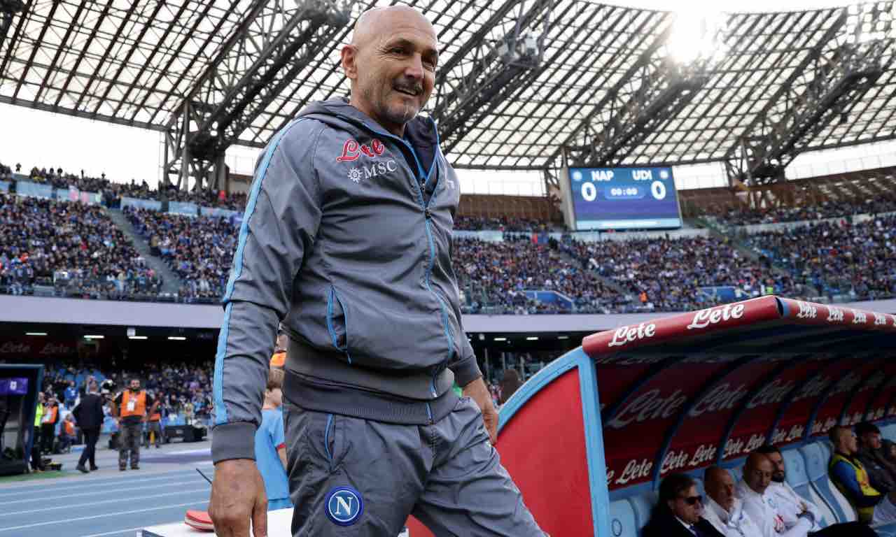 Spalletti sorridente