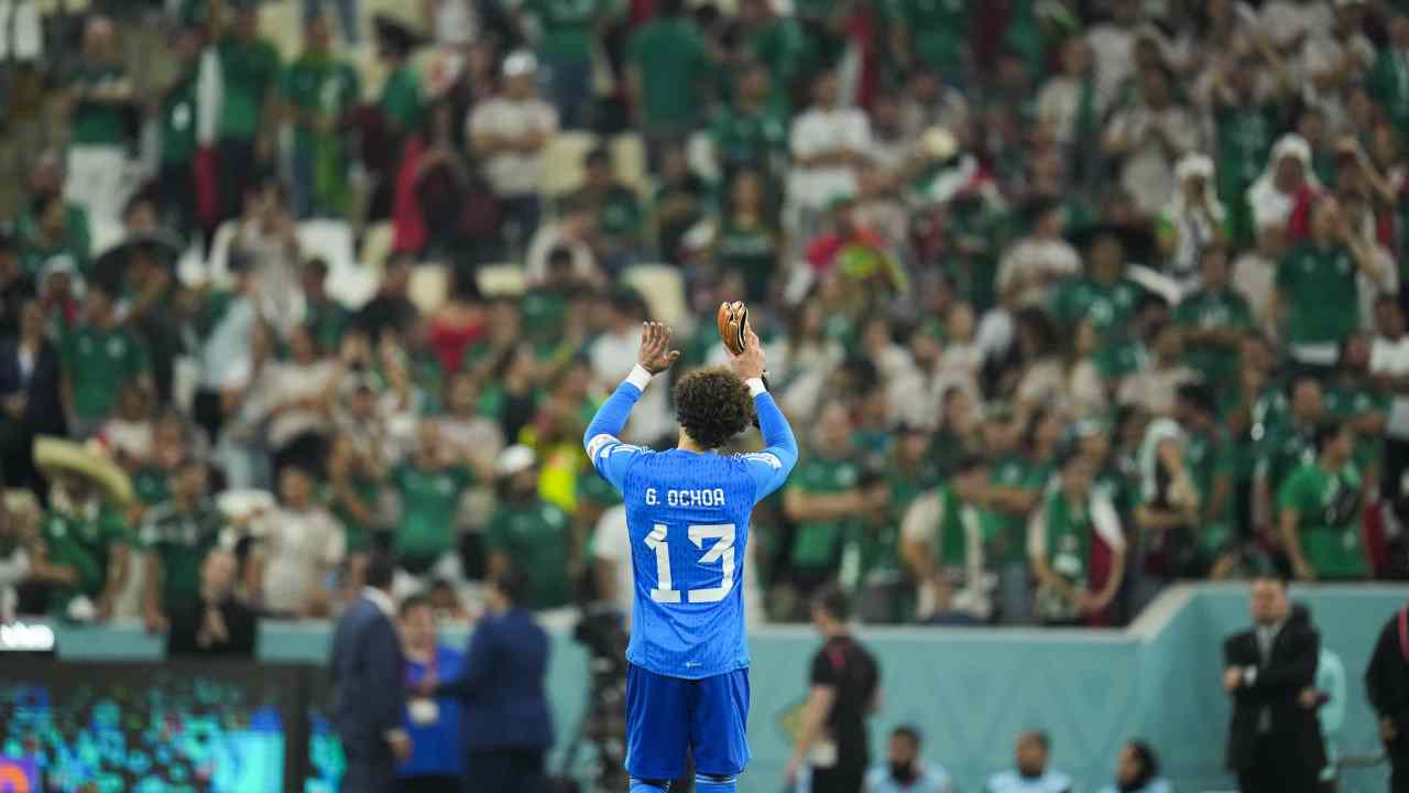 Ochoa con il Messico nel corso dei Mondiali 