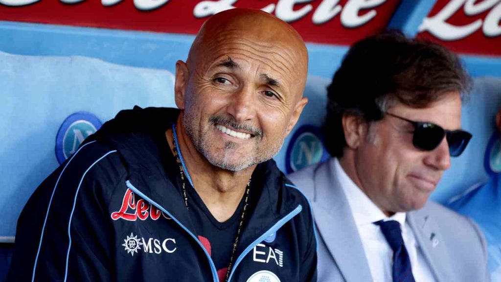 Napoli, Spalletti e Giuntoli sorridono