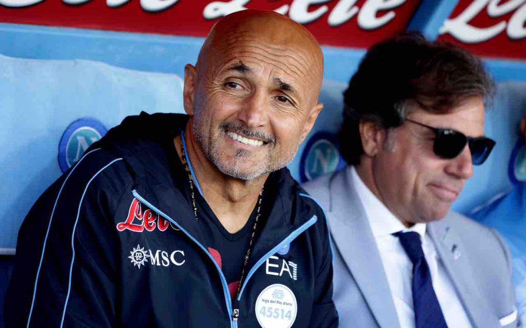 Napoli, Spalletti e Giuntoli felici