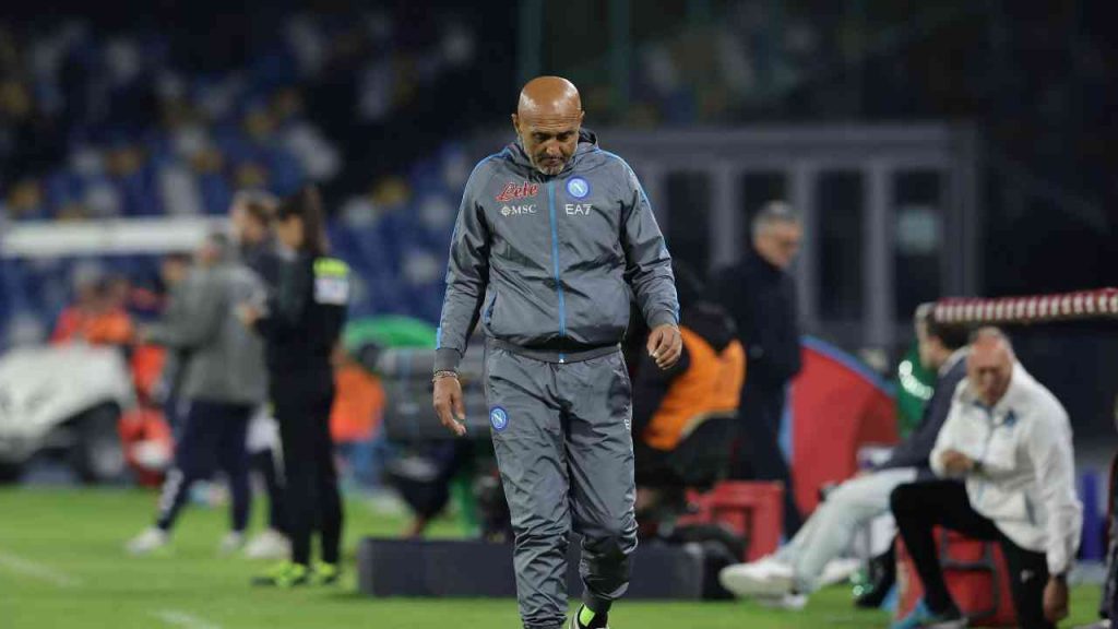 Spalletti Napoli deluso