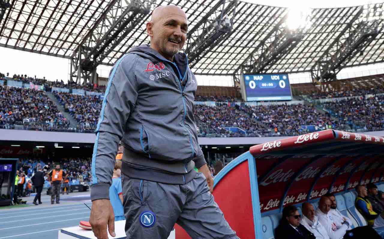 Spalletti sorridente