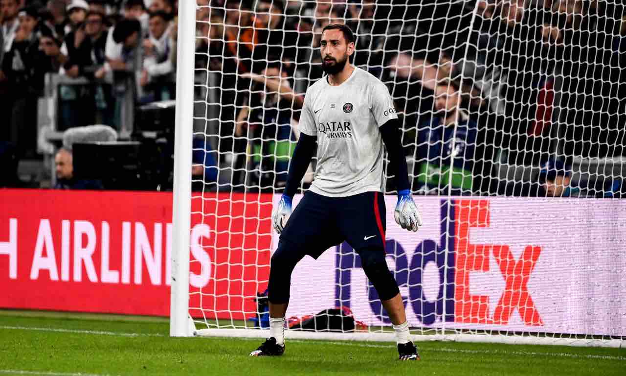 Donnarumma în azione fra i pali del PSG