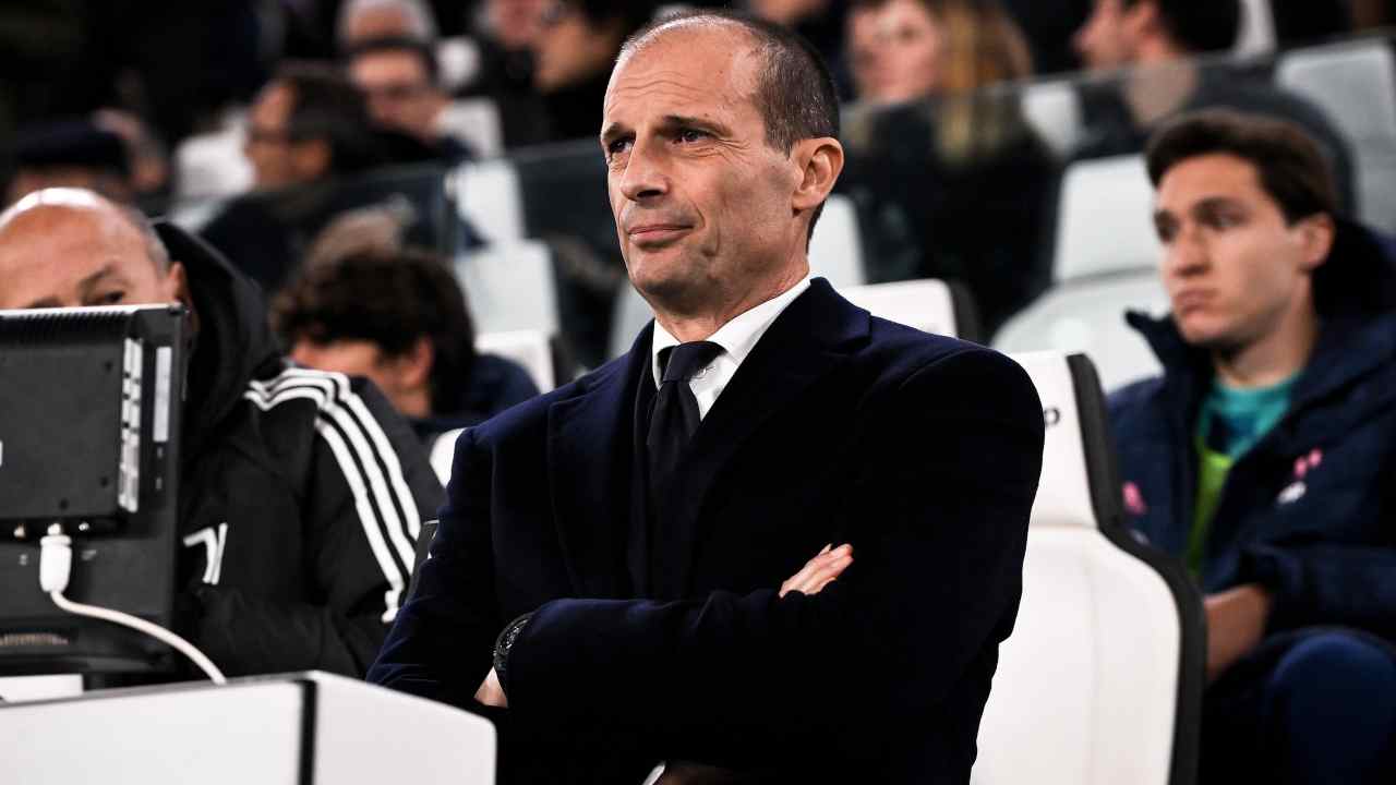 Il tecnico della Juventus Massimiliano Allegri