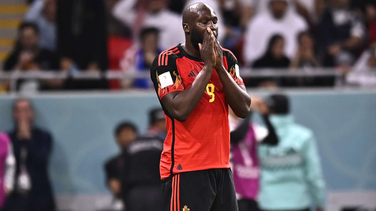 Romelu Lukaku disperato