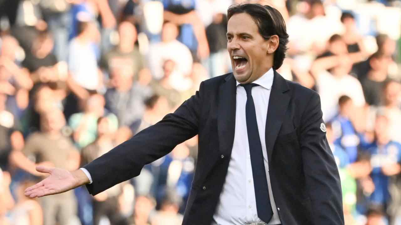 Simone Inzaghi arrabbiato 