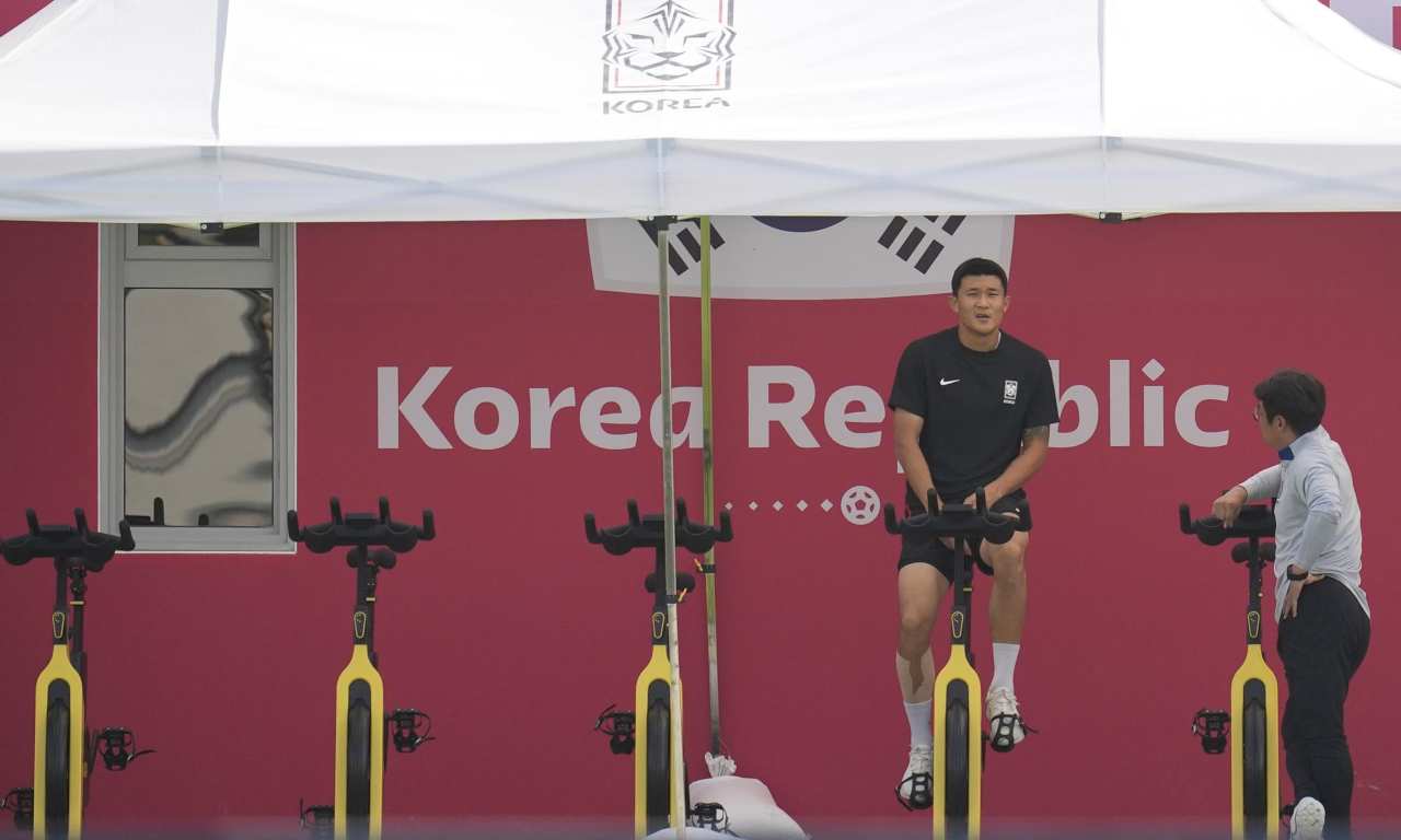 Kim si allena con la Corea del Sud