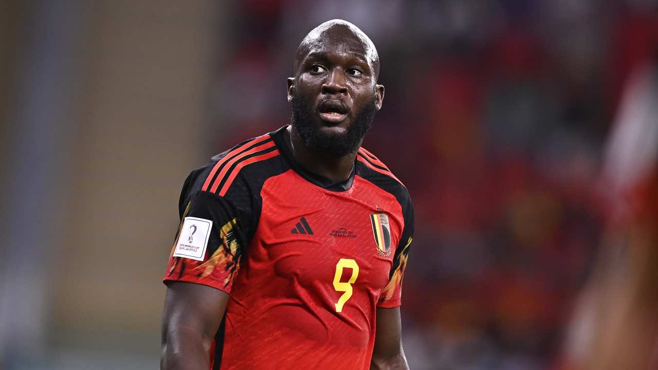 Romelu Lukaku in campo