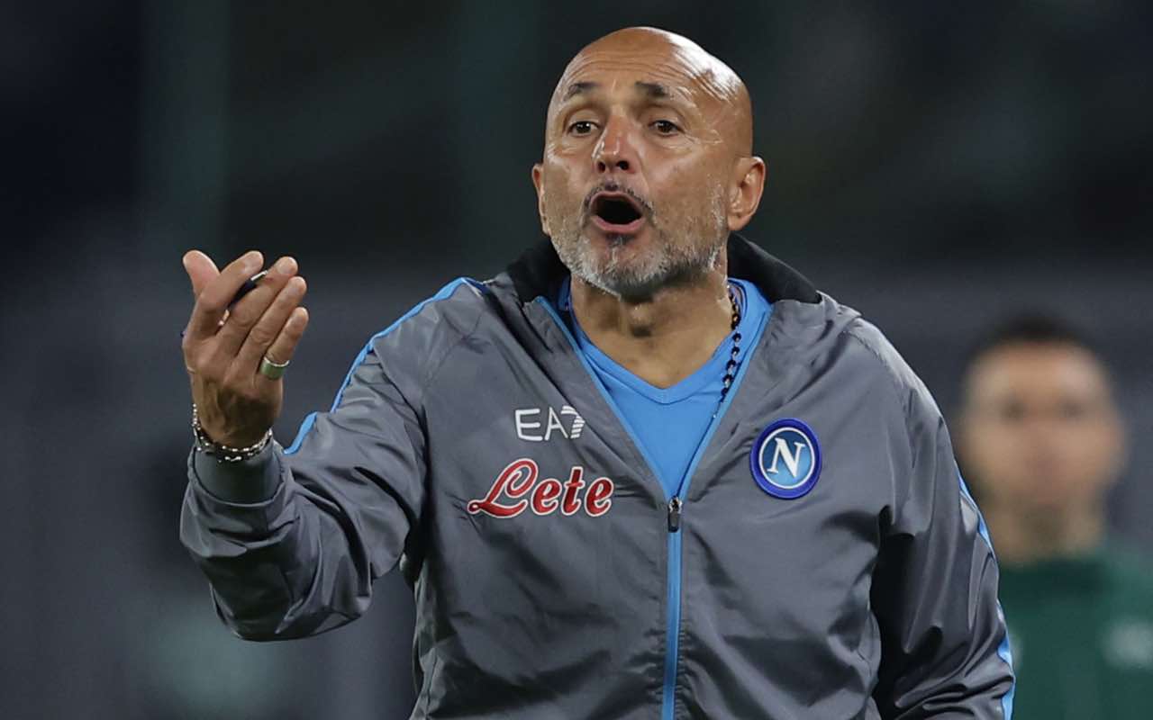 Luciano Spalletti in campo