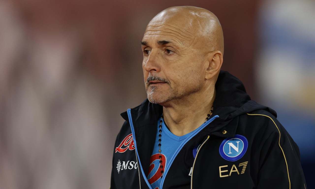 Napoli-Lille, Spalletti a bordo campo