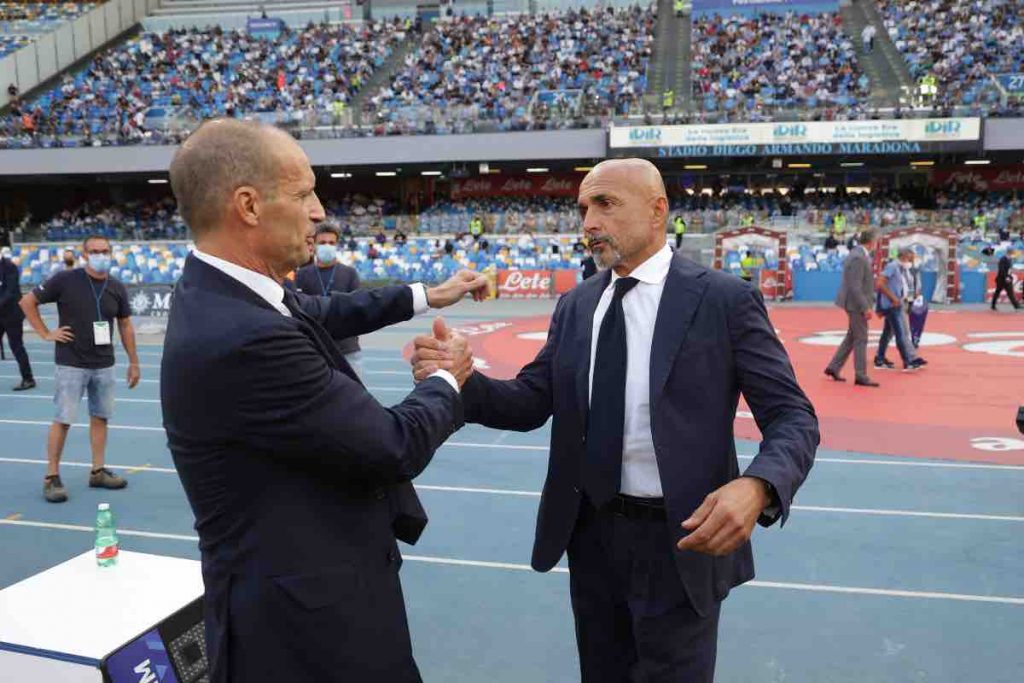 Allegri e Spalletti si salutano