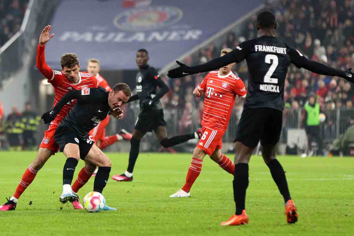 Azione di Bayern Monaco-Eintracht