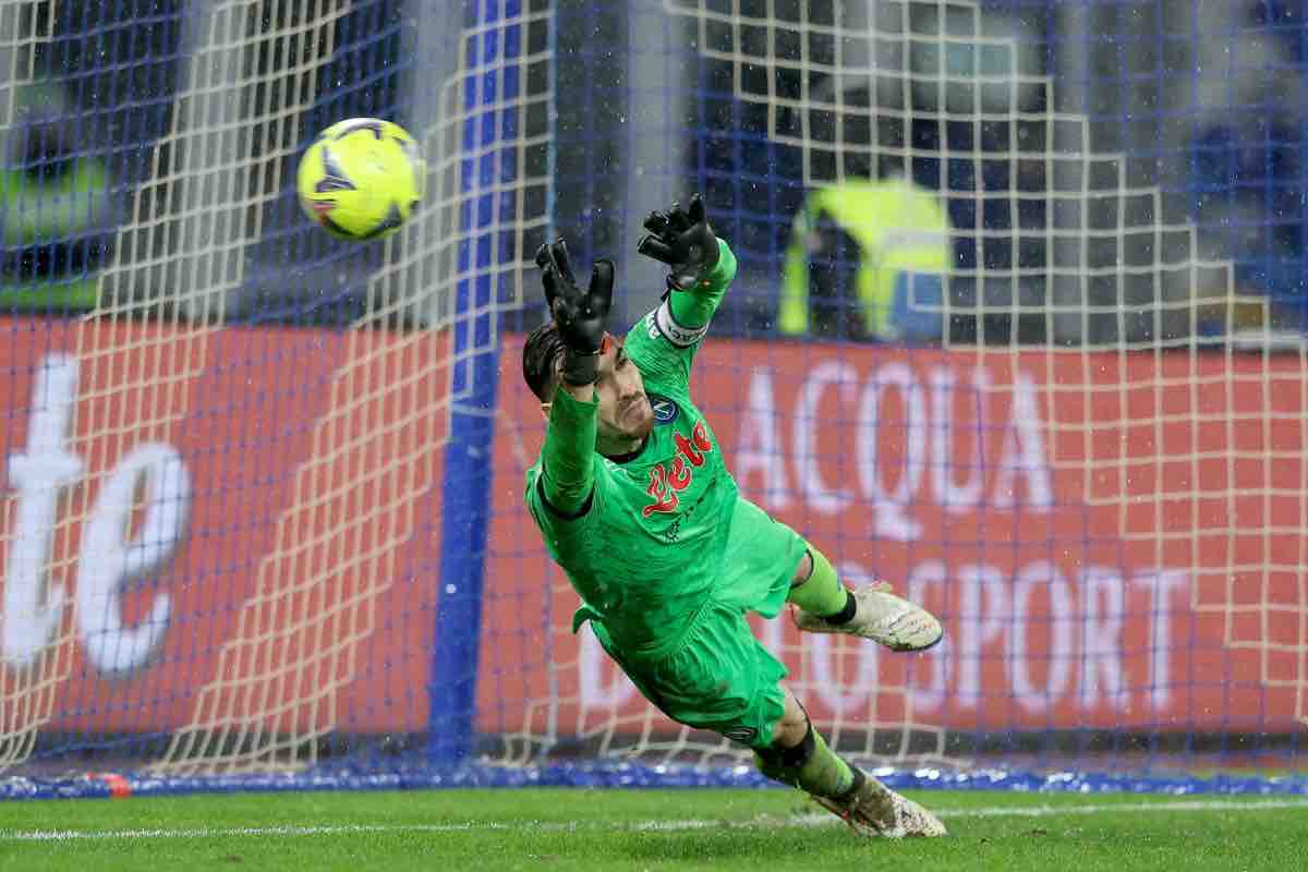 Parata di Meret in Napoli-Cremonese